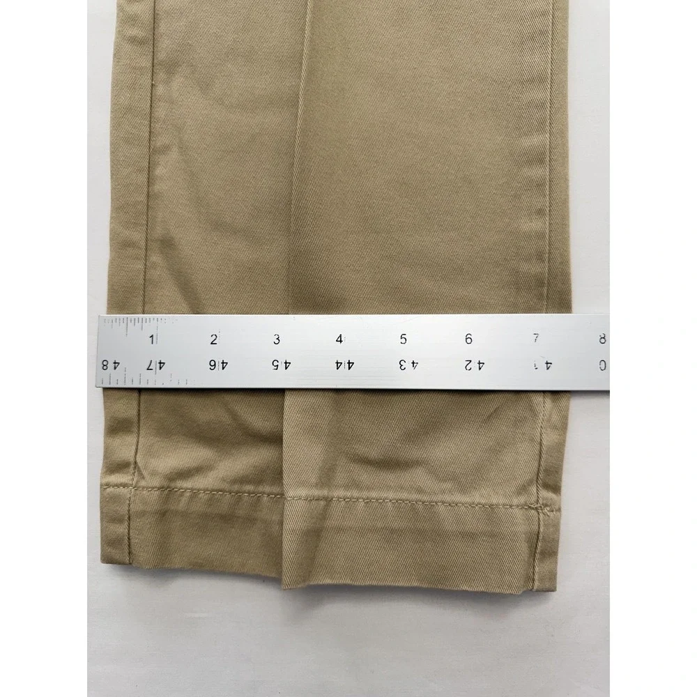 Polo Ralph Lauren Pants Boys 14 Khaki Chino Regular Fit Twill Cotton 27x27